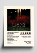 Death Cab For Cutie 'Plans' Album Art Tracklist Poster