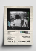 J.Cole '4 YOUR EYEZ ONLY' Album Art Tracklist Poster