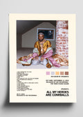 JPEGMAFIA 'All My Heroes Are Cornballs' Album Art Tracklist Poster