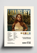 Lana Del Rey 'Born To Die' Paradise Edition Album Tracklist Poster