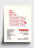 Mac Miller 'I Love Life, Thank You' Album Art Tracklist Poster