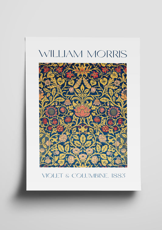 William Morris 'Violet & Columbine' 1883